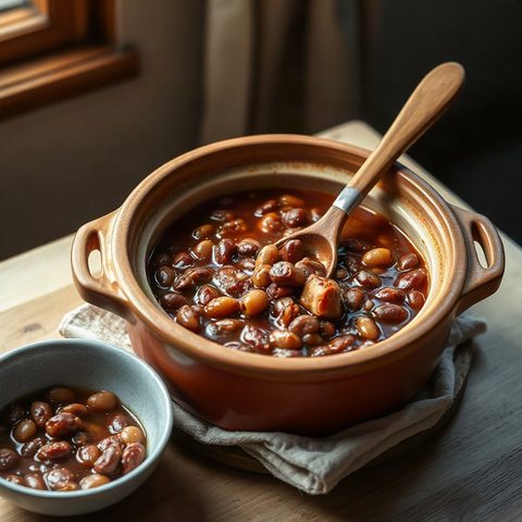 Fèves au lard