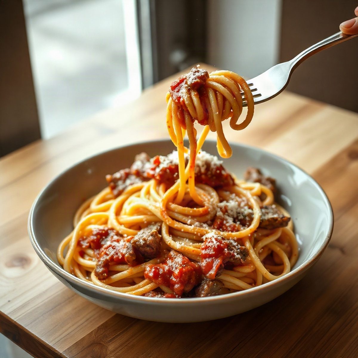 Spaghetti sauce à la viande