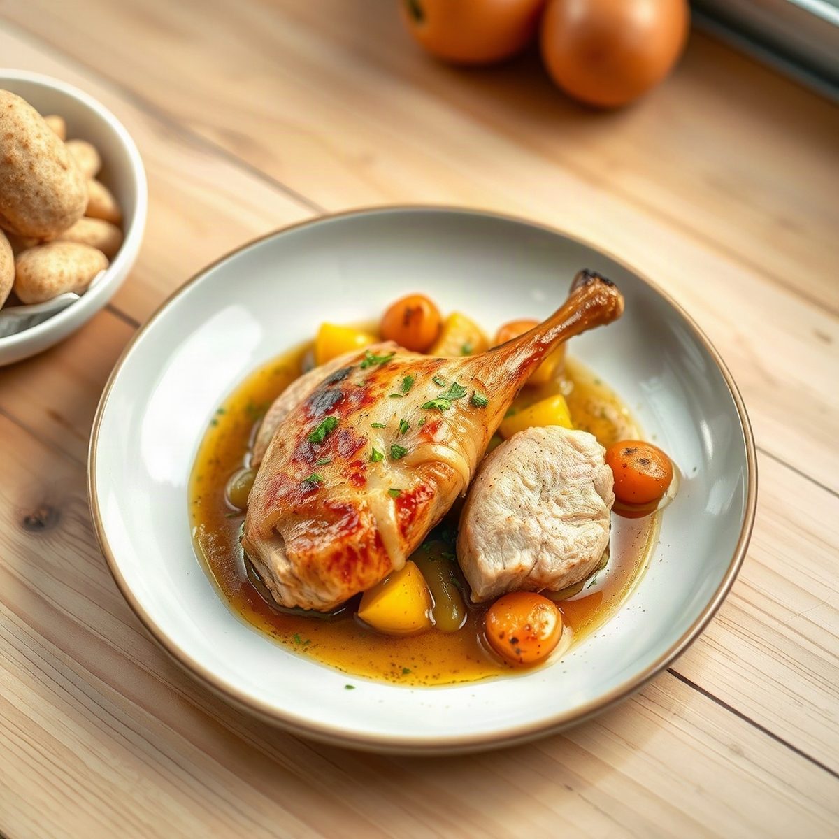 Smoked Chicken Sausage Skillet with Potatoes