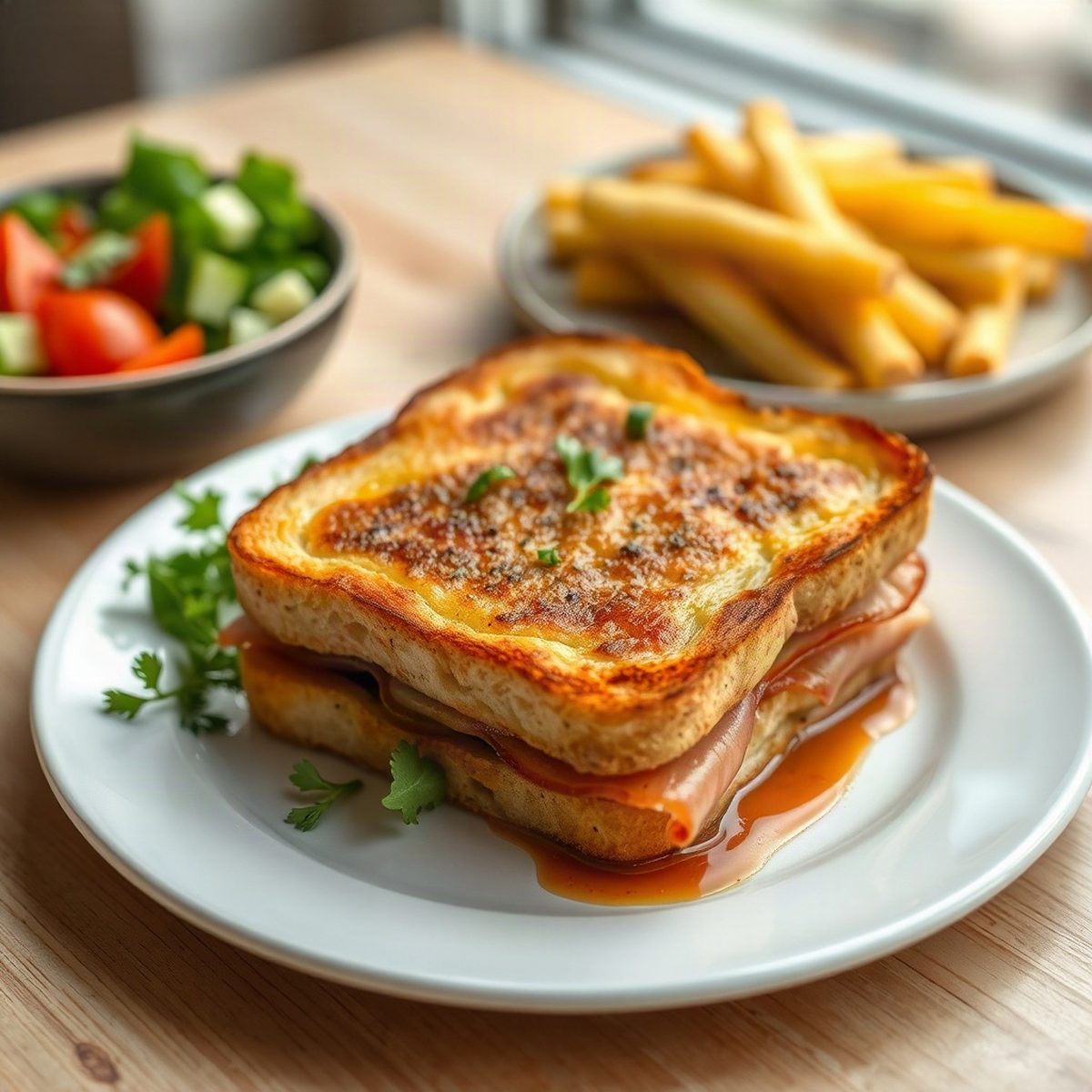 Ham and Cheese Croque Monsieur