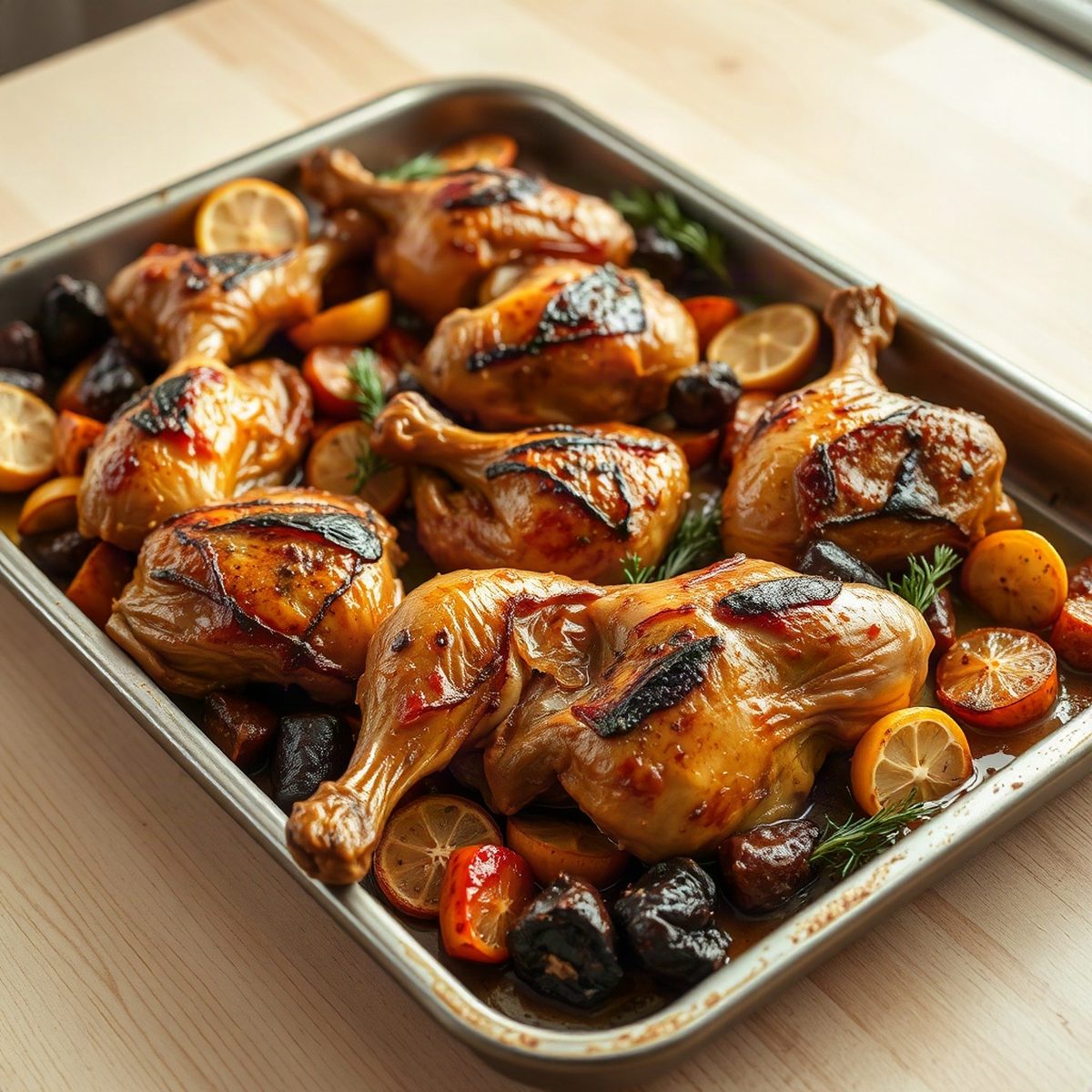 Honey-Lemon Roasted Chicken Wings