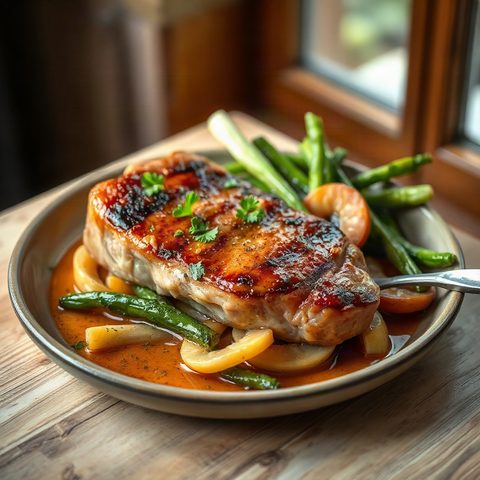 Green Giant Pork Skillet