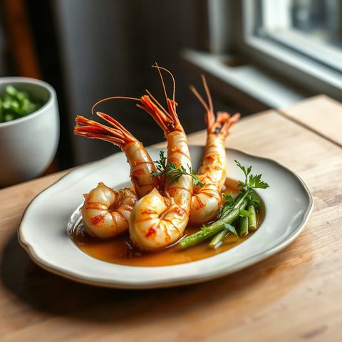 Lemon and Cilantro Sautéed Shrimp