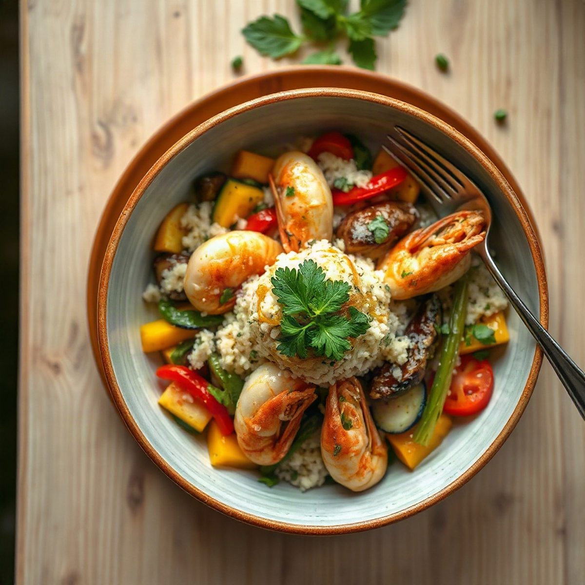 Shrimp and Vegetable Stir-Fry with Ben's Original Rice