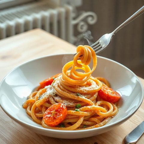 Shrimp and Crunchy Vegetable Noodle Stir-Fry