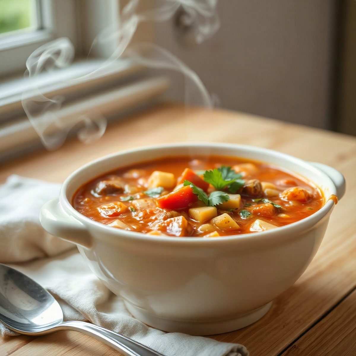 Cauliflower and Legume Chili