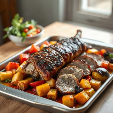 Braised Pork Roast with Vegetables