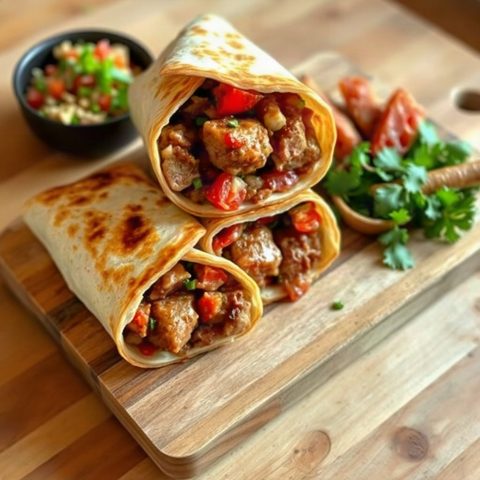 Chicken Souvlaki Wraps