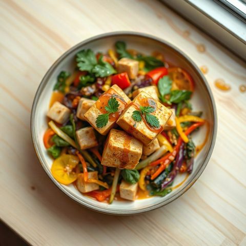 Smoked Tofu Vegetable Stir-Fry