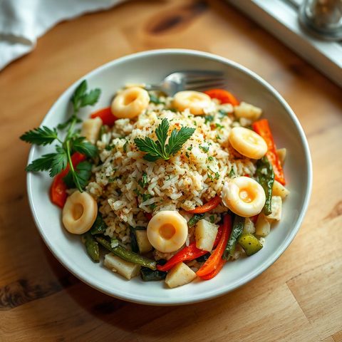 Shrimp Fried Rice with Vegetables