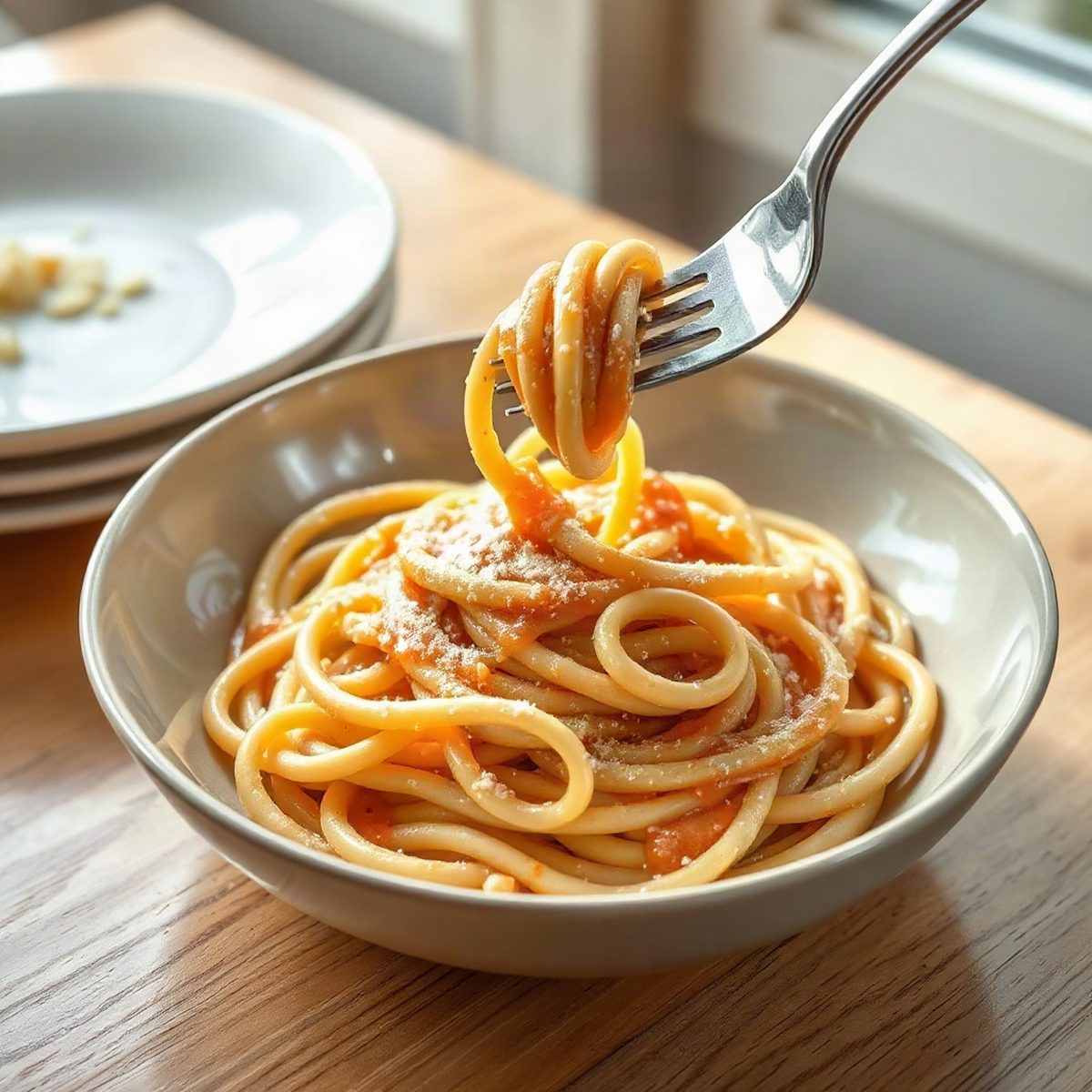 Lemon White Shrimp Pasta
