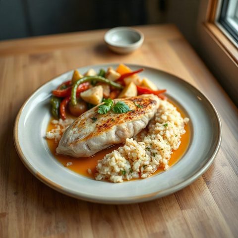 Turkey and Cabbage Skillet with Rice