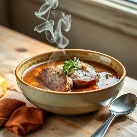 Pork Hock Stew with Root Vegetables