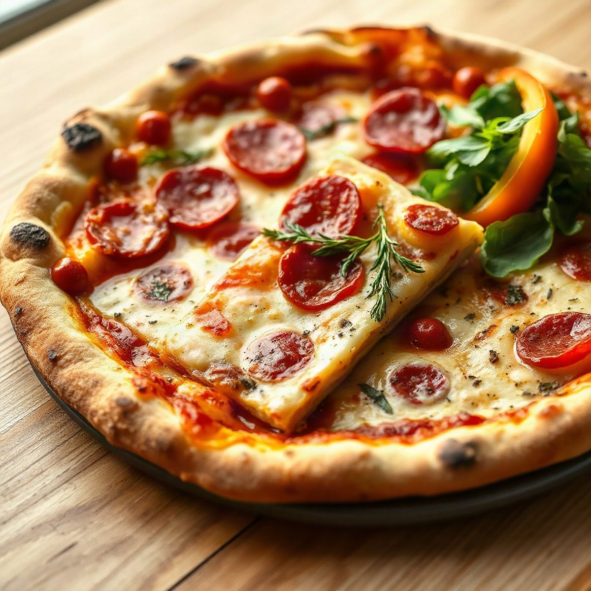 Pizza Red Baron garnie au pepperoni