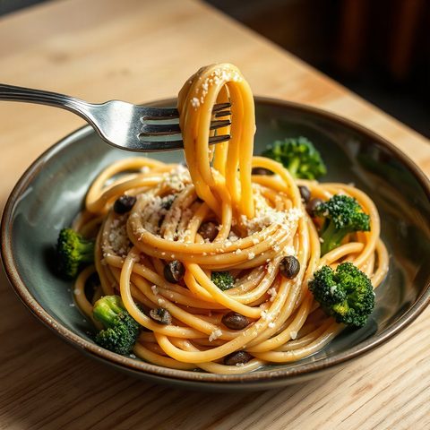 Classico Pasta with Broccoli and Mushrooms