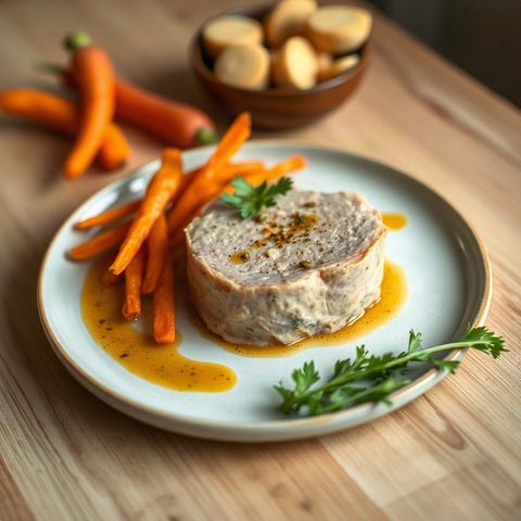 Pâté chinois au veau haché et carottes