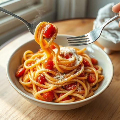 Creamy Pasta Salad with Fresh Tomatoes
