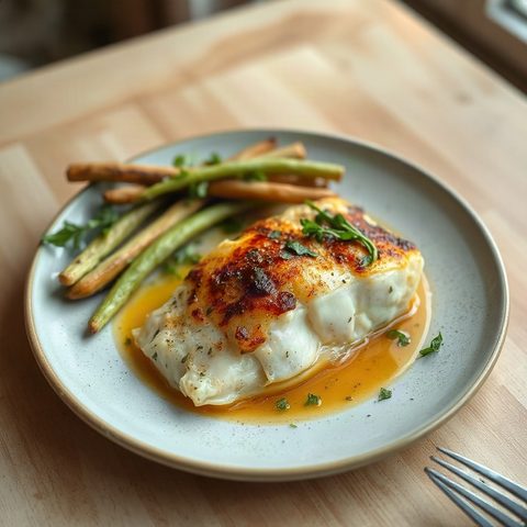 Creamy Fish and Potato Gratin