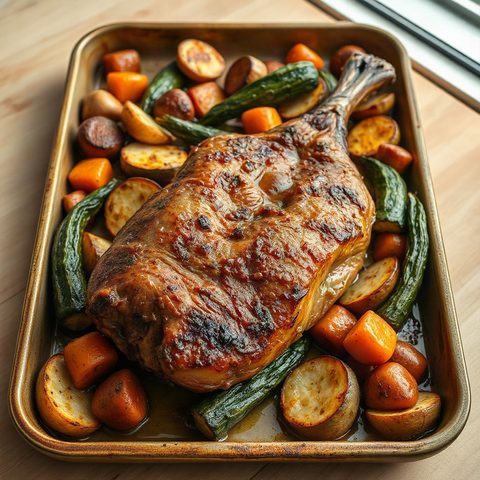Maple-Mustard Pulled Pork with Roasted Buttercup Squash