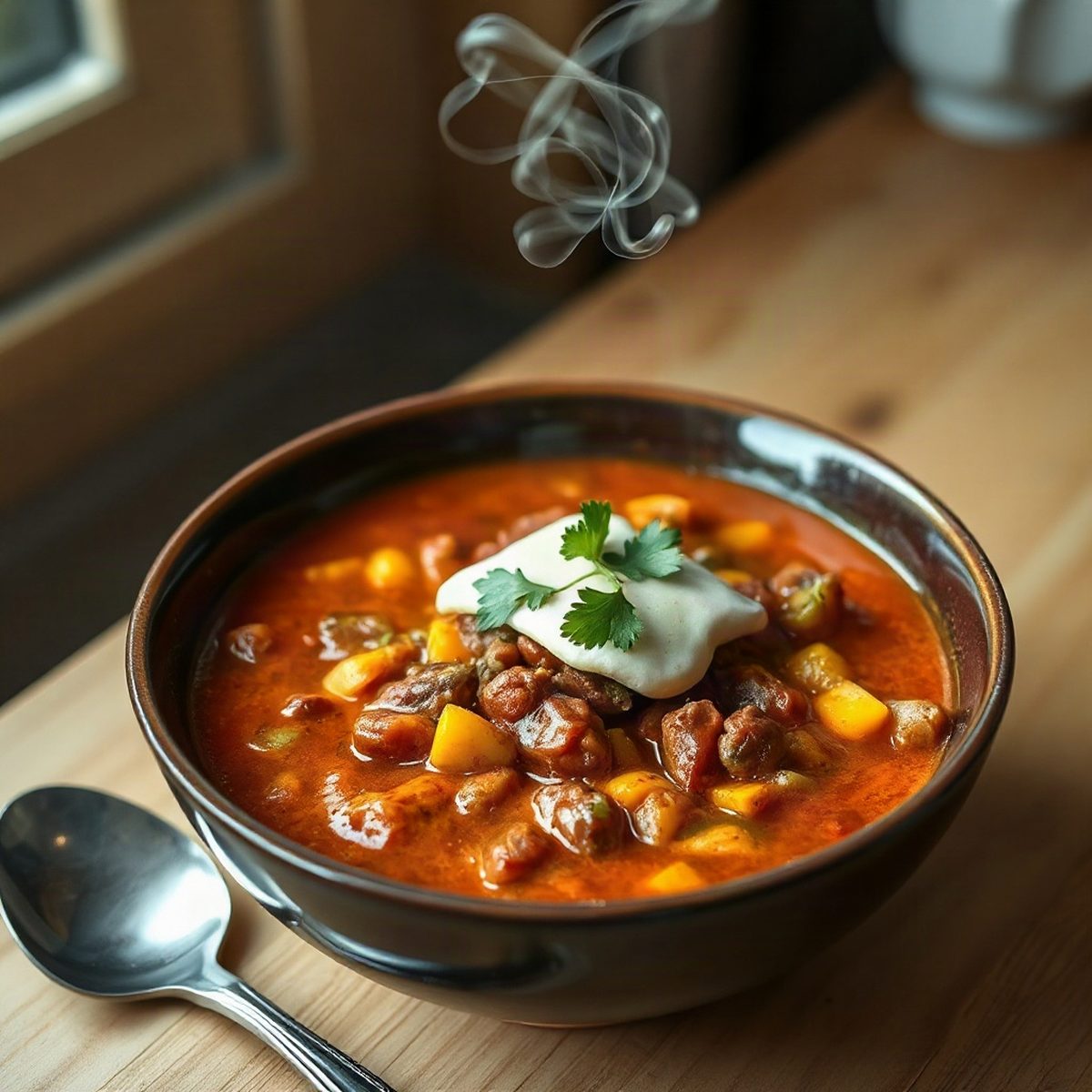 Chili express au haché végane et courgettes
