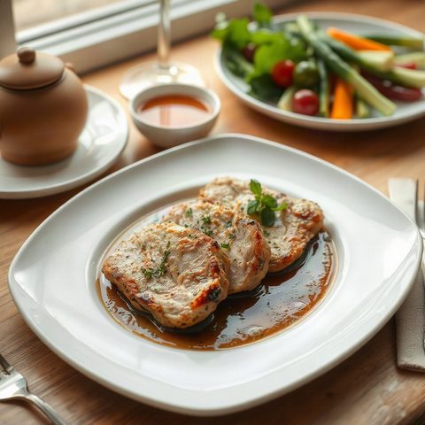 Pilons de poulet braisés aux poivrons arc-en-ciel