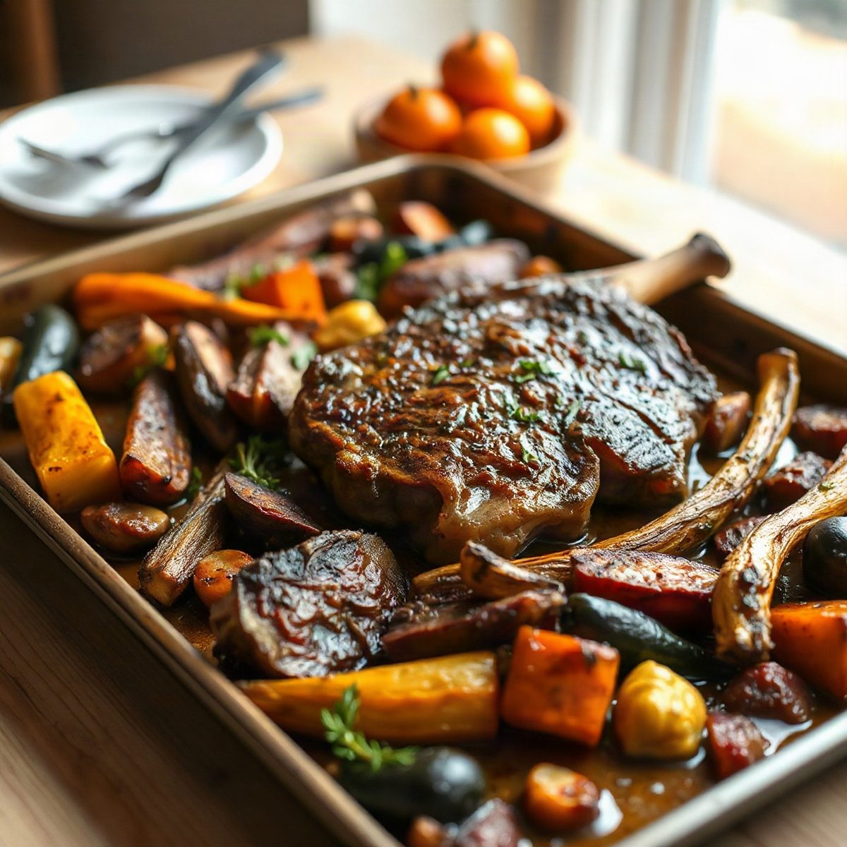 Slow-Braised Blade Roast with Root Vegetables