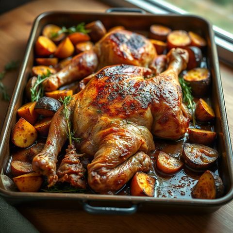 Pilons de poulet rôtis au citron et paprika fumé