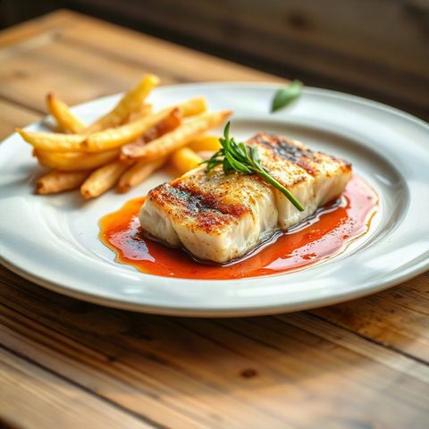 Dorades poêlées à la coriandre et au poivron rouge