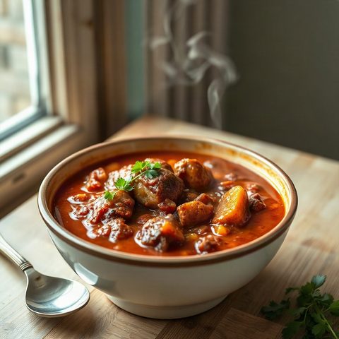 Chili de bison aux carottes