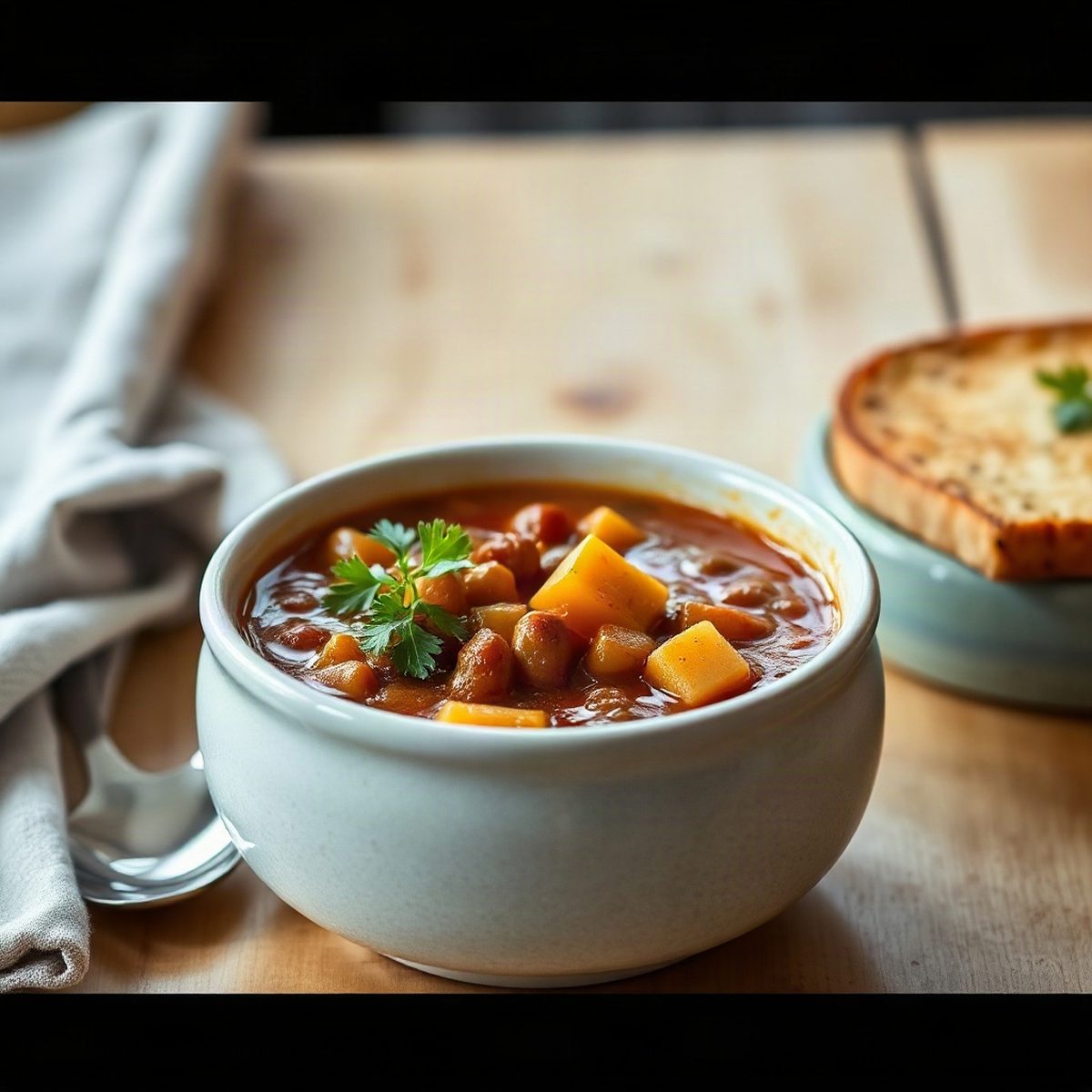 Sweet Butternut Squash and Bean Chili