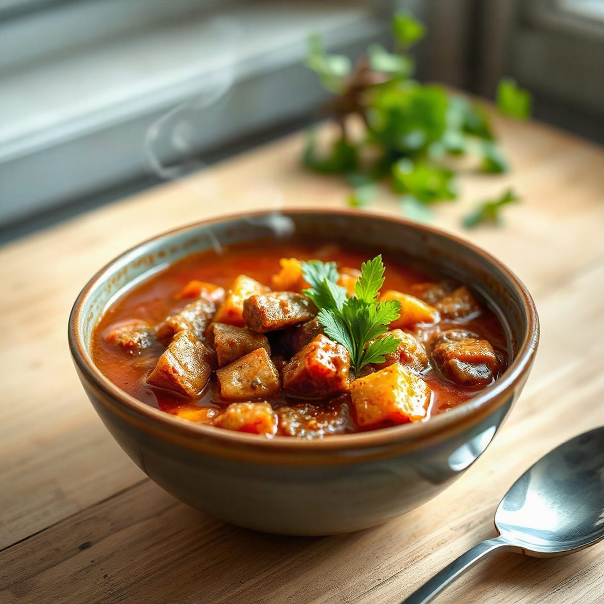 Tempeh and Butternut Squash Chili
