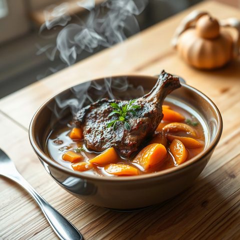 Ragoût de bœuf à l'érable et aux carottes
