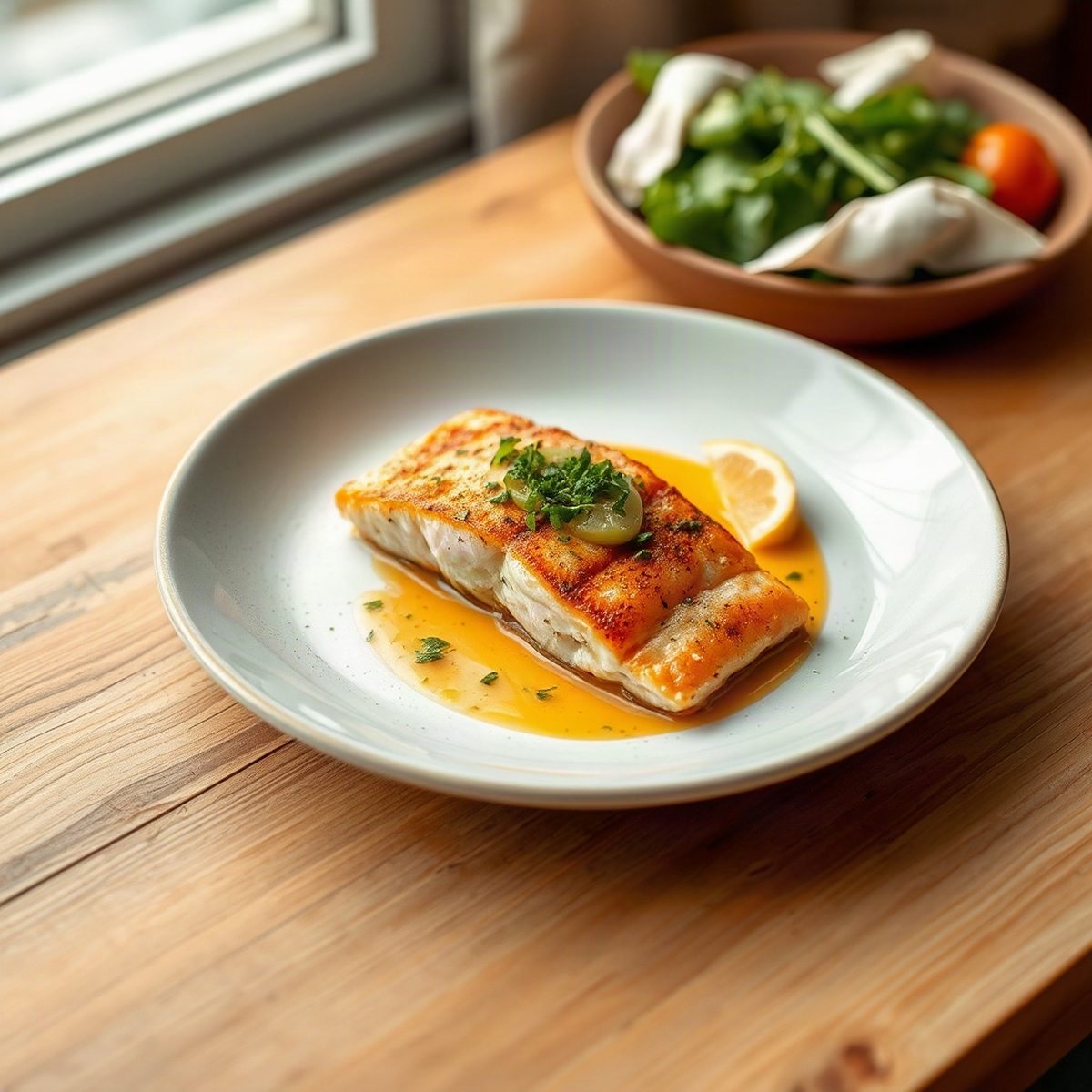 Pan-Seared Salmon with Fresh Tomato-Avocado Salsa