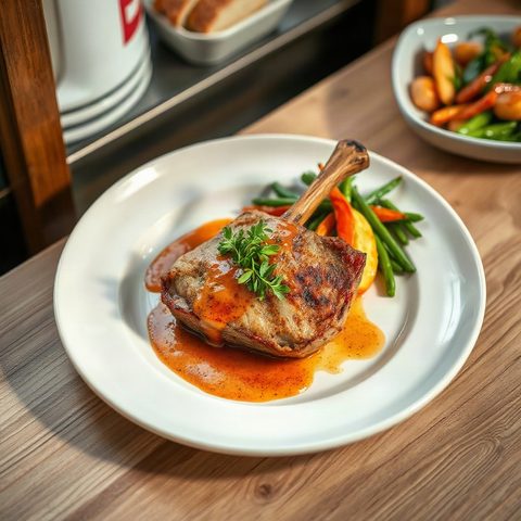 Côtes levées de porc à l'érable et paprika fumé