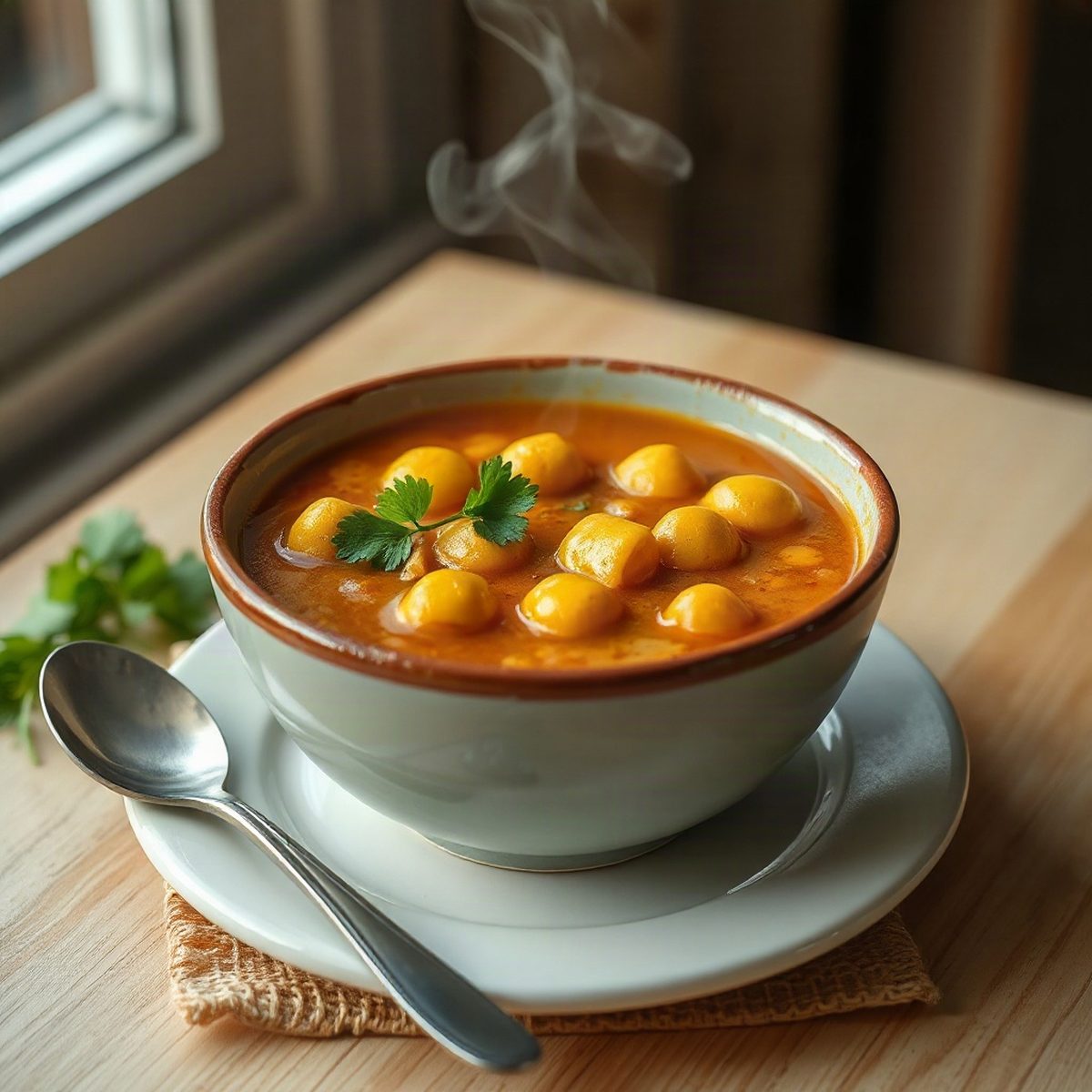 Chickpea and Cauliflower Coconut Curry