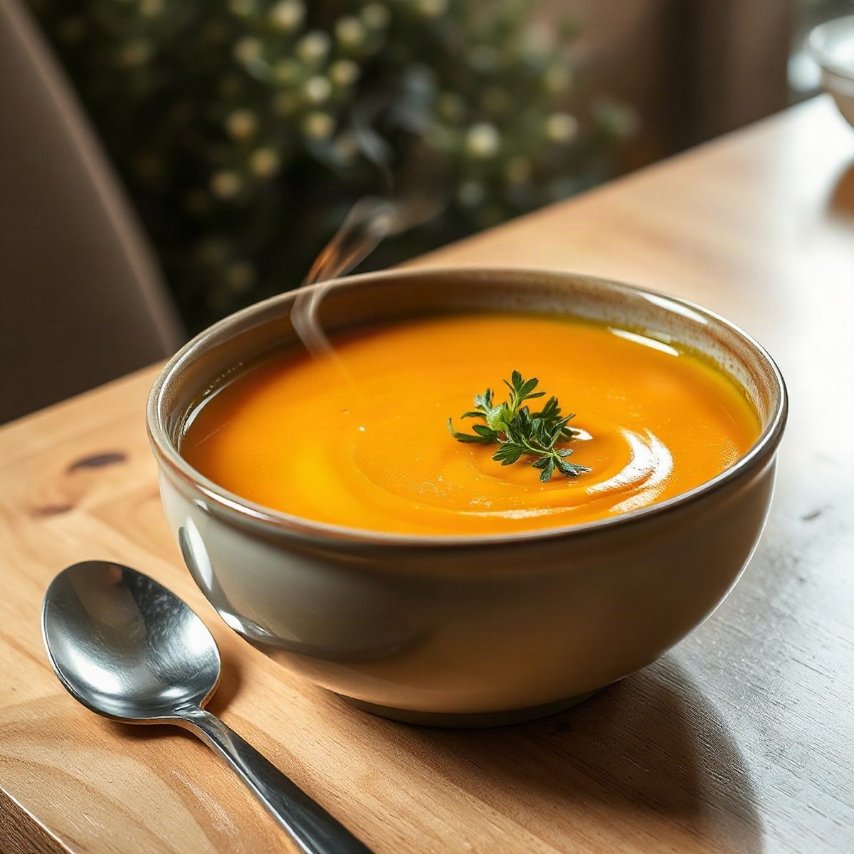Autumn Kohlrabi and Butternut Squash Velvet Soup