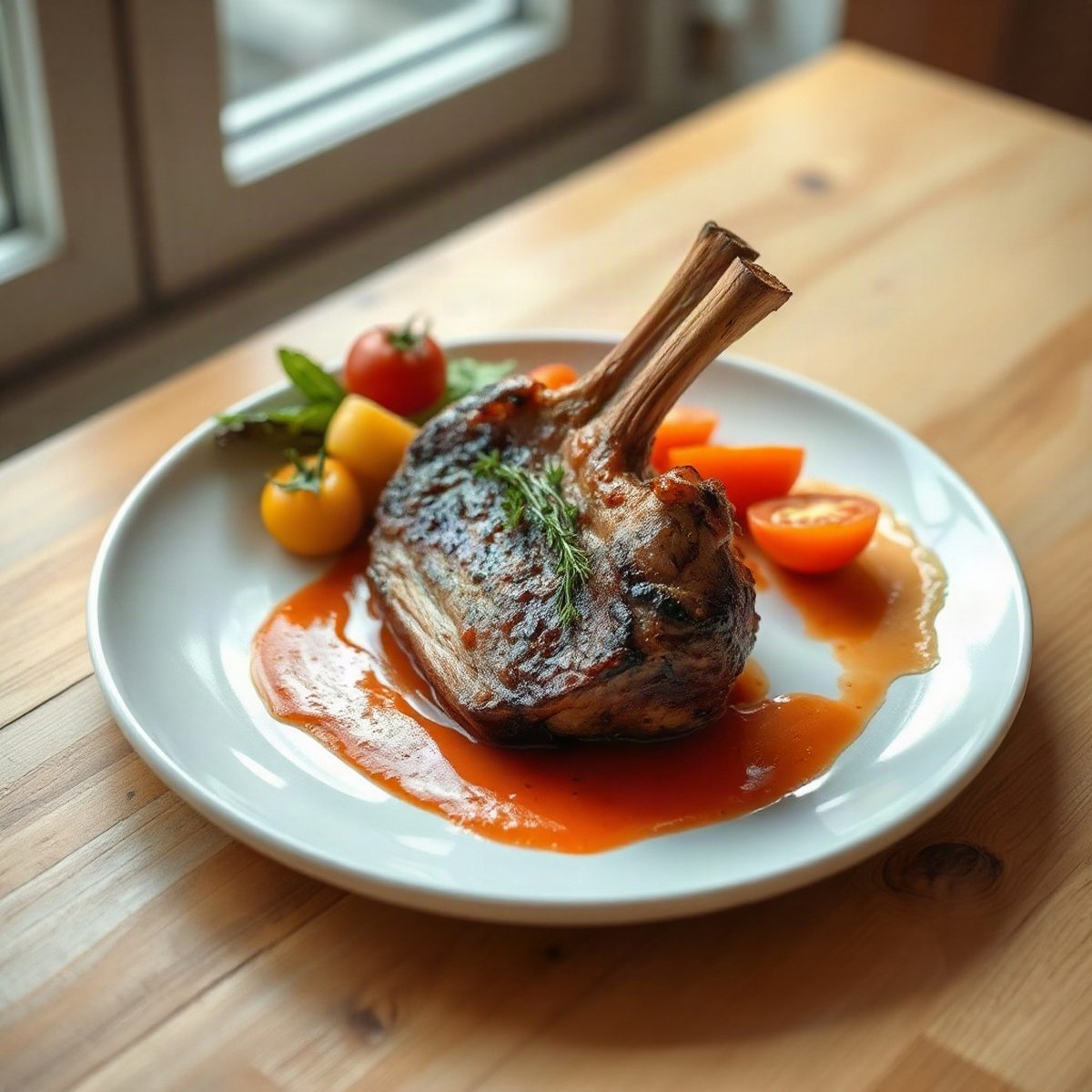 Smoky Tomato-Braised Pork Hock