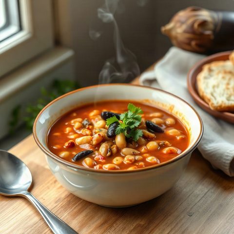 Chili végétarien à l'aubergine