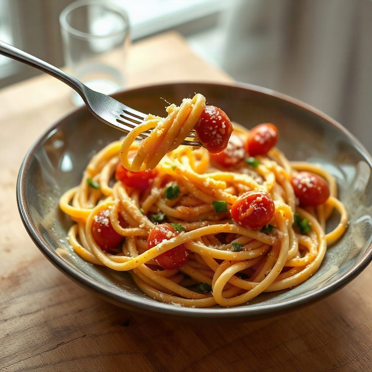 Spinach, Feta and Tomato Pasta Salad