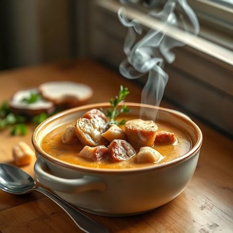 Ragoût d'épaule de porc à la courge buttercup