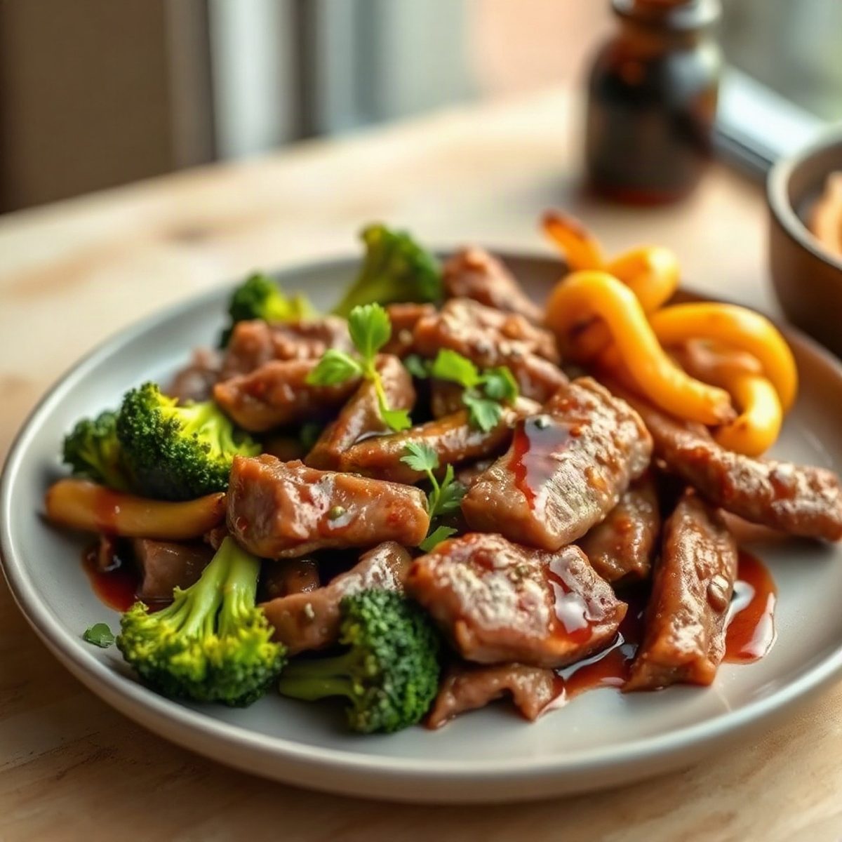 Beef and Broccoli Stir-Fry with Soy Sauce