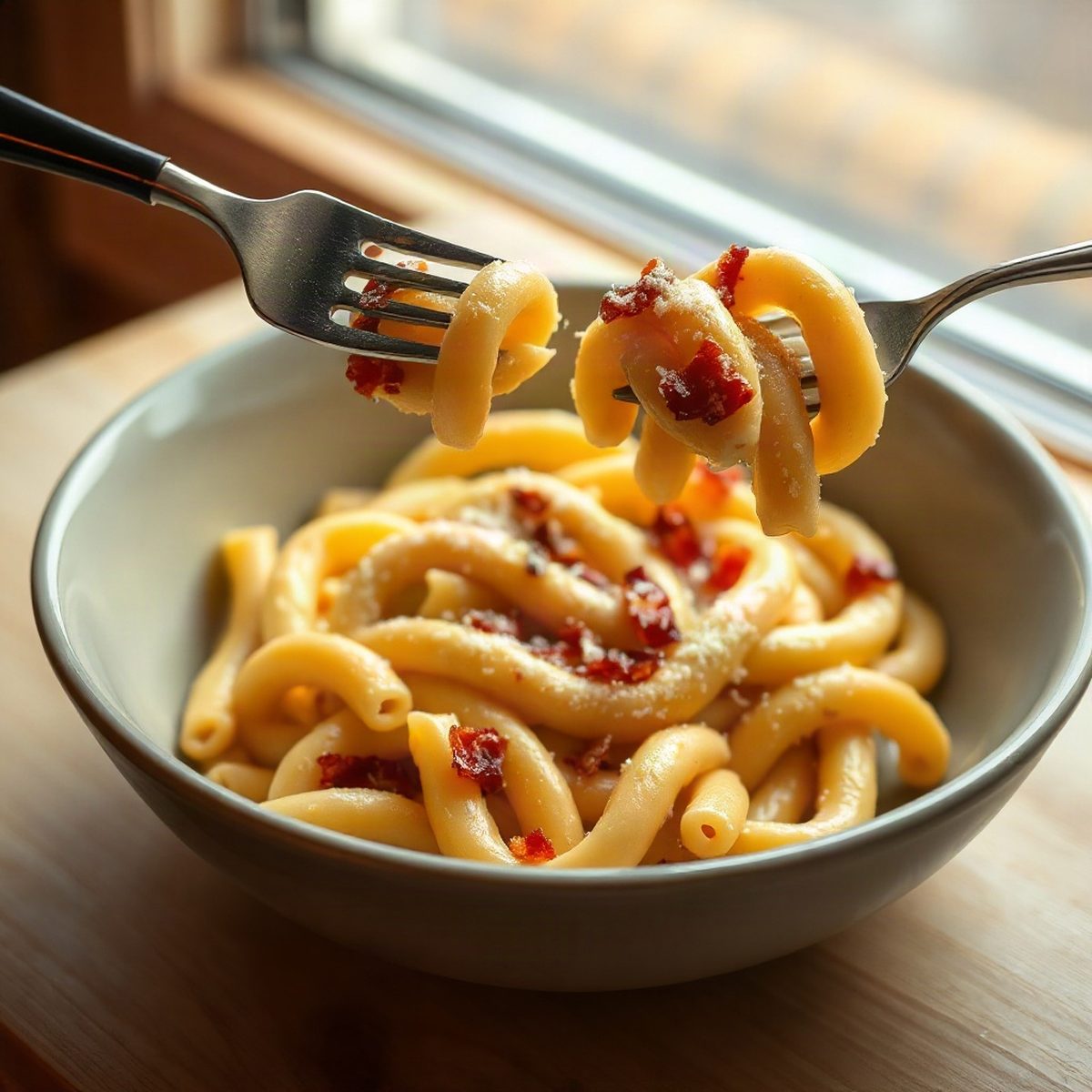Baked Mac and Cheese with Bacon