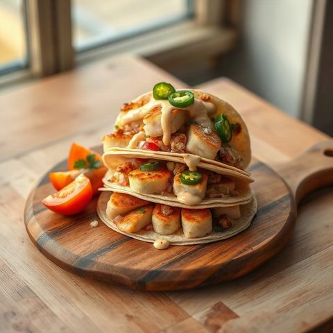 Tacos de tilapia à la mayonnaise jalapeño