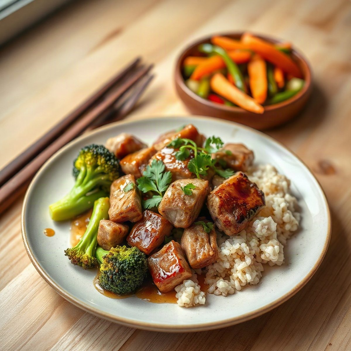 Soy-Ginger Pork and Broccoli Stir-Fry